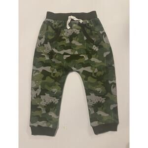 Cat & Jack 18M Toddler Jogger Pants 2 Pack Camo Dino Sweatpants NWT